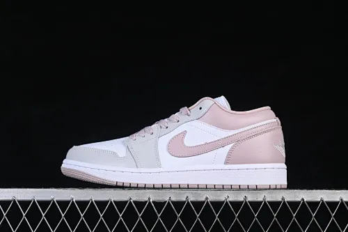 All categories Air Jordan Jordan series basketball shoes Air Jordan 1 Low Air Jordan 1 Low AJ1 Joe 1 rice white powder low-top cultural casual sneakers DC0774-606